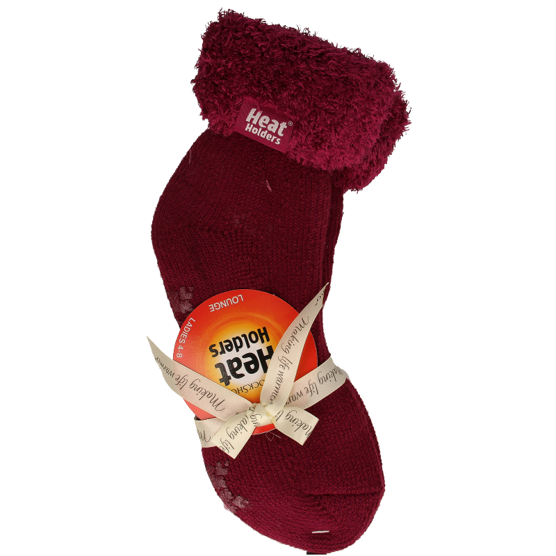 Heat Holders Ladies lounge socks maat 4-8 (37-42) plum 1 Paar