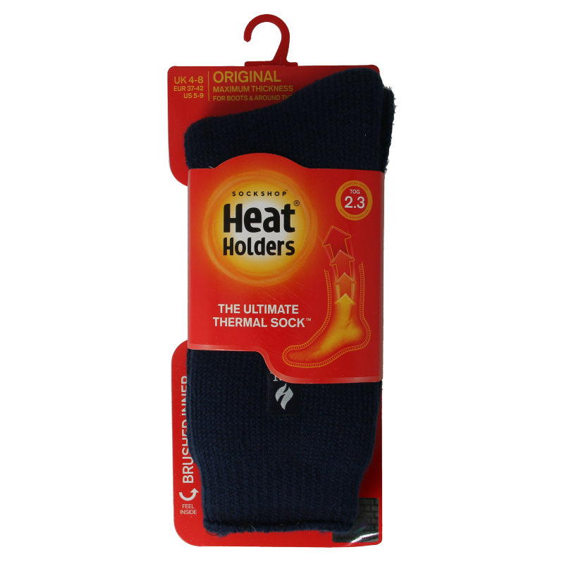 Heat Holders Ladies original socks 37-42 navy blue 1 Paar