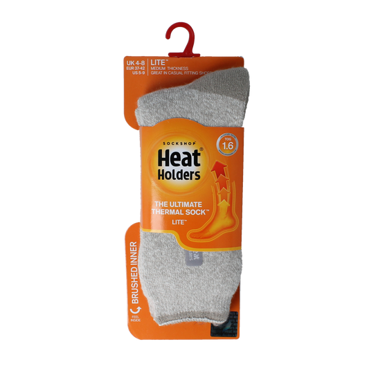 Heat Holders Lite socks 37-42 light grey 1.00 Paar