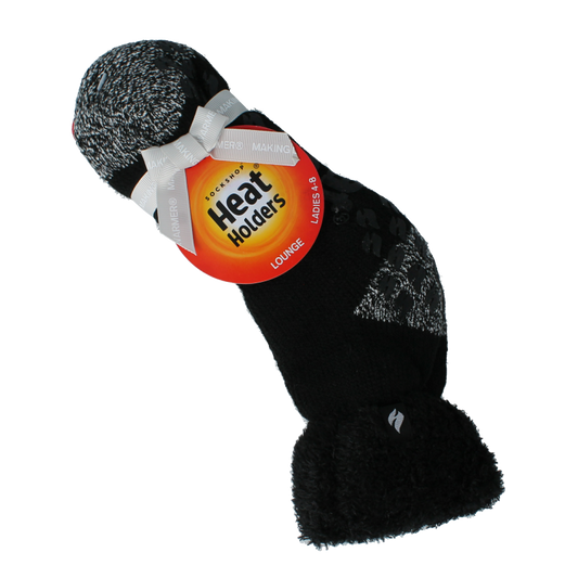 Heat Holders Ladies lounge socks 4-8 37-42 black 1 Paar