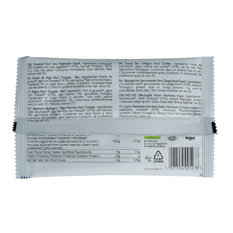 Clearspring Seaveg - crispies original bio 4 Gram