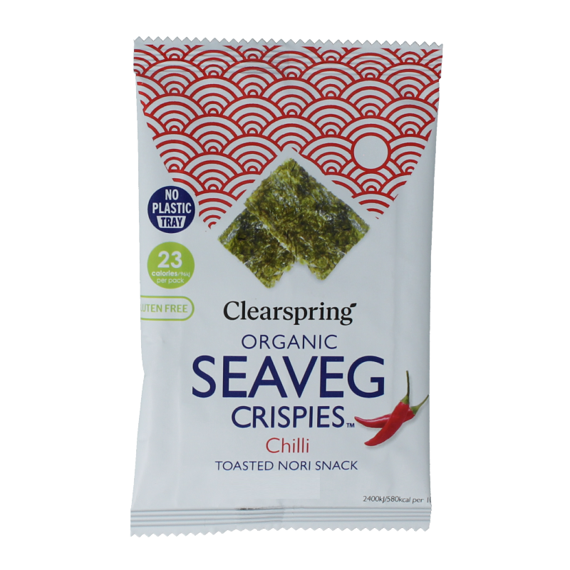 Clearspring Seaveg - crispies chilli bio 4 Gram