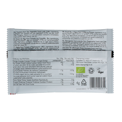 Clearspring Seaveg - crispies chilli bio 4.00 Gram