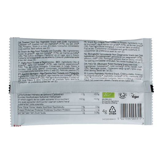 Clearspring Seaveg - crispies chilli bio 4.00 Gram