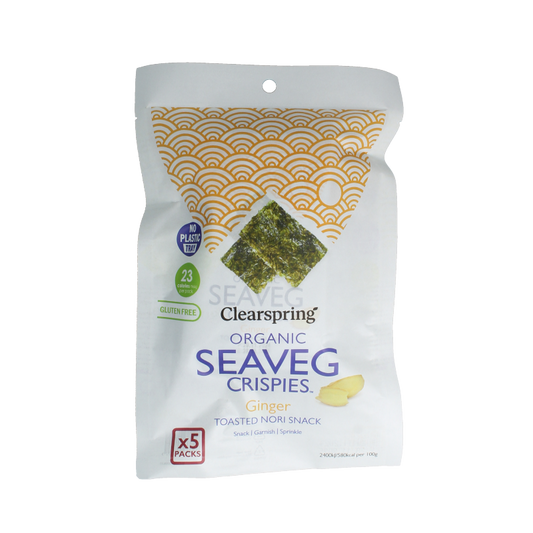 Clearspring Seaveg - crispies ginger multipack bio 20 Gram