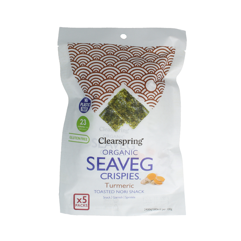 Clearspring Seaveg - Crispies turmeric multipack bio 20 Gram