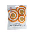 Clearspring Bruine rijstcracker met sesam & tamari bio 40 Gram