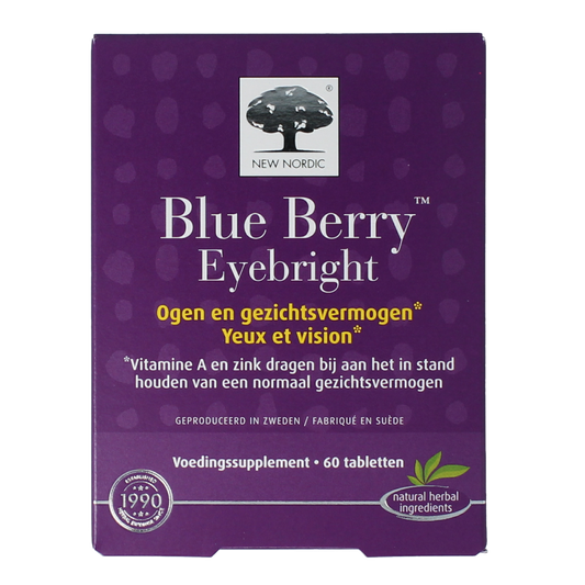 New Nordic Blue berry eyebright 60.00 Tabletten
