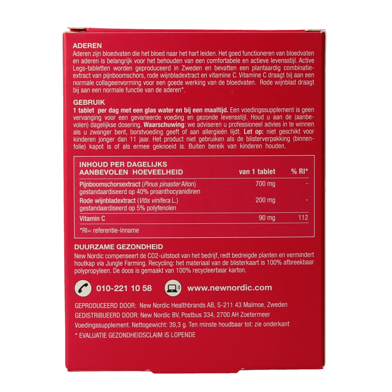 New Nordic Active legs 30 Tabletten