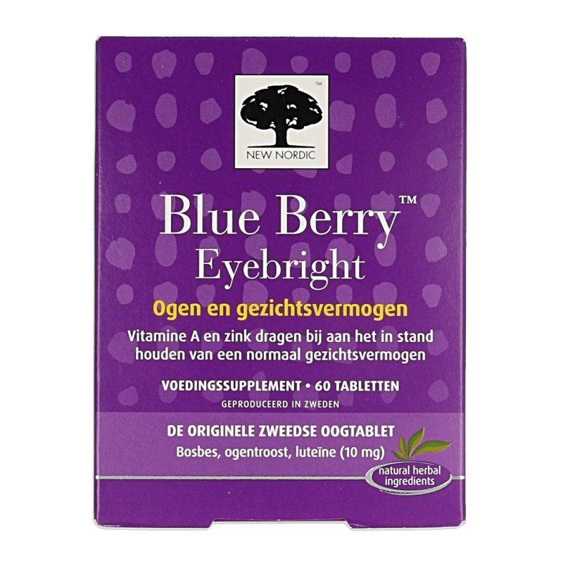 New Nordic Blue berry eyebright 60 Tabletten