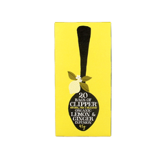 Clipper Lemon & ginger tea bio 20 Zakjes