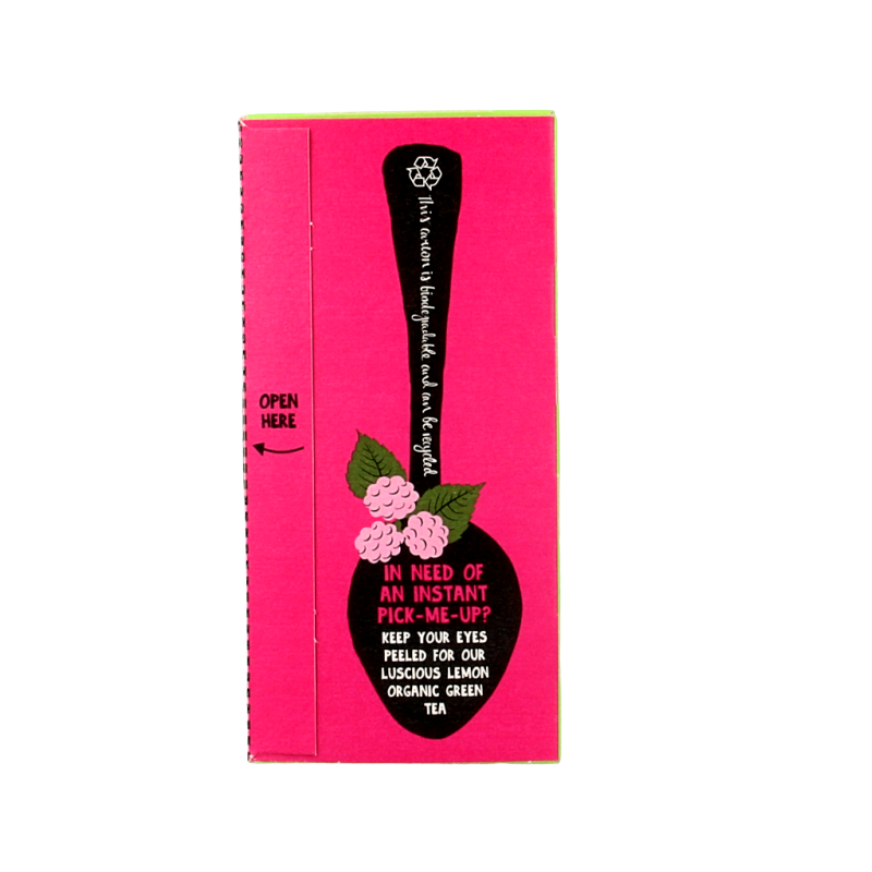 Clipper Framboos mint green tea bio 20 Zakjes