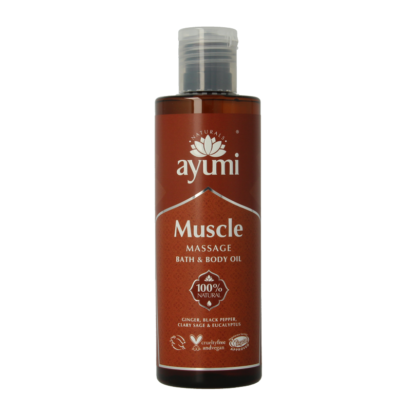 Ayumi Muscle massage & body oil 250 Milliliter