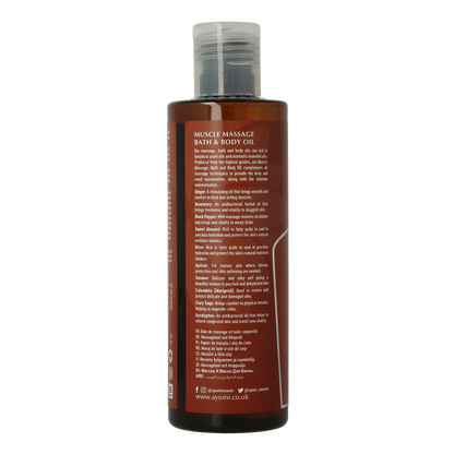 Ayumi Muscle massage & body oil 250.00 Milliliter