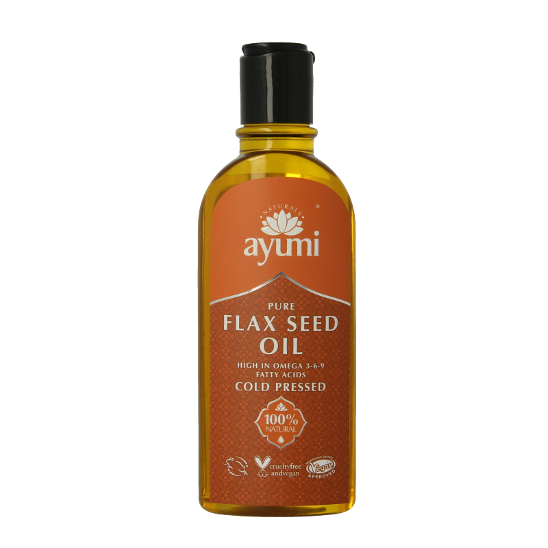 Ayumi Pure flax seed oil cold pressed 150 Milliliter