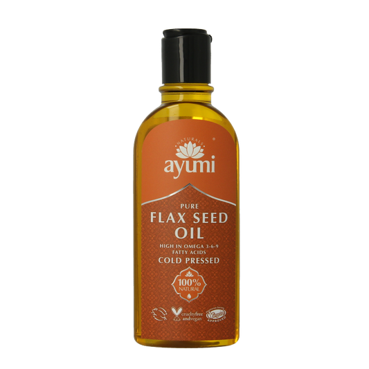 Ayumi Pure flax seed oil cold pressed 150 Milliliter