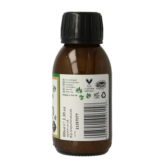 Ayumi Neem oil cold organic cold pressed 100.00 Milliliter