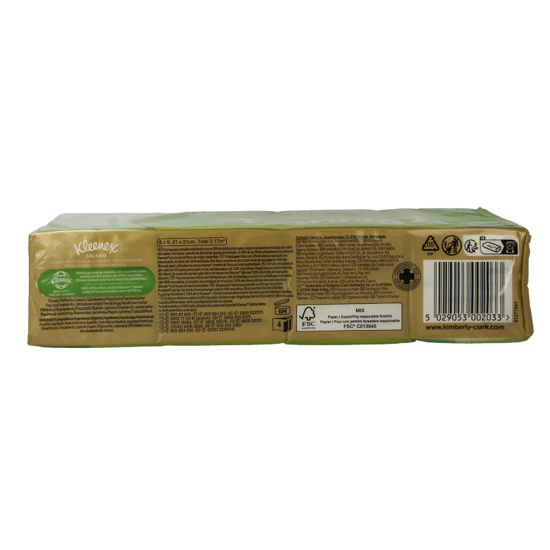 Kleenex Balsam zakdoekjes 8 Stuks
