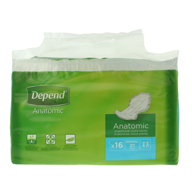 Depend Anatomic normaal 16 Stuks