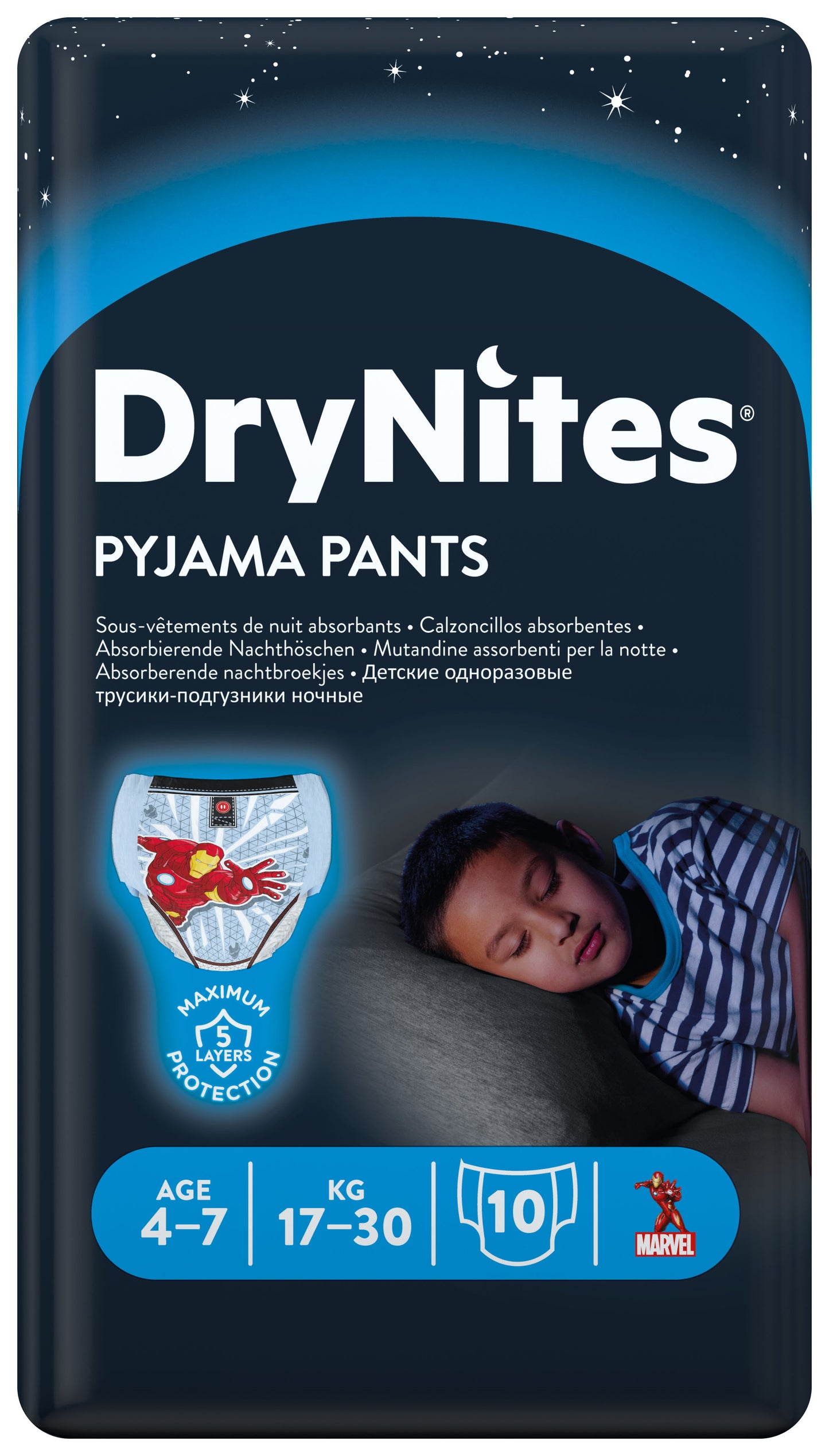 Huggies Drynites boy 4-7 jaar 10 Stuks