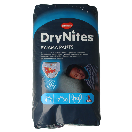Huggies Drynites boy 4-7 jaar 10 Stuks