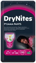 Huggies Drynites girl 4-7 jaar 10.00 Stuks