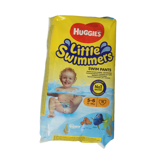 Huggies Little swimmers maat 5-6 12-18kg 11 Stuks