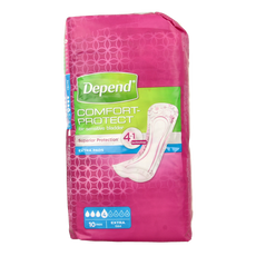 Depend Extra 4-in-1 10.00 Stuks
