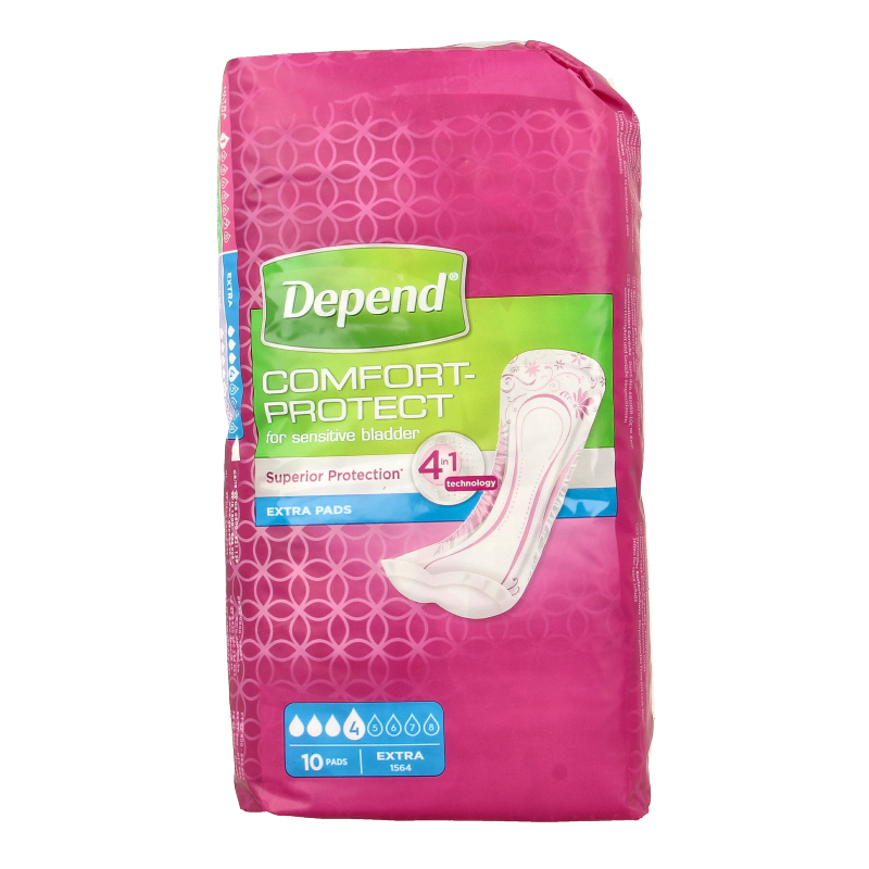 Depend Extra 4-in-1 10 Stuks