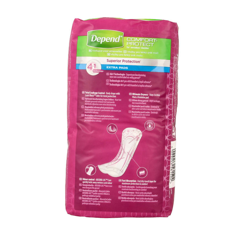 Depend Extra 4-in-1 10 Stuks