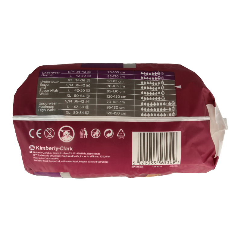 Depend Pants female super maat S/M 10 Stuks