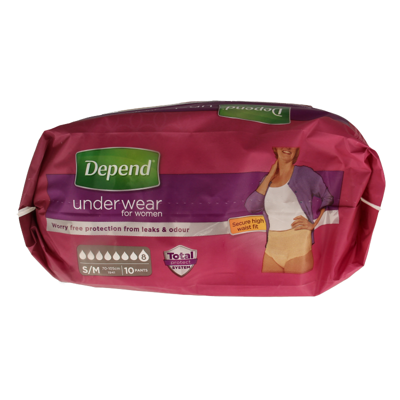 Depend Pants female super maat S/M 10 Stuks