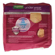 Depend Pants female super maat S/M 10.00 Stuks