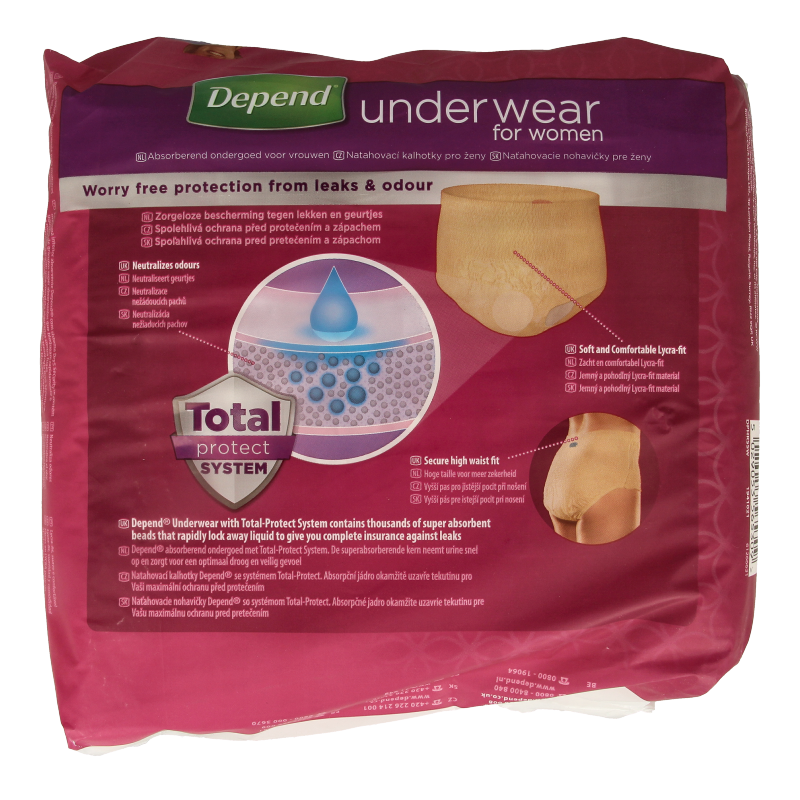 Depend Pants female super maat S/M 10 Stuks