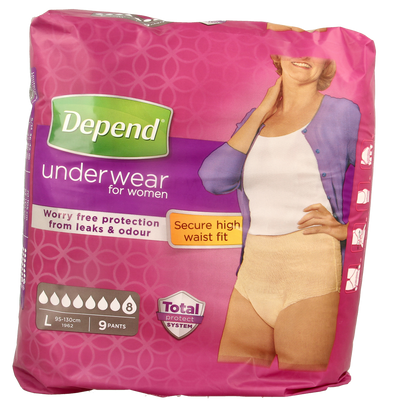 Depend Pants super maat L 9.00 Stuks