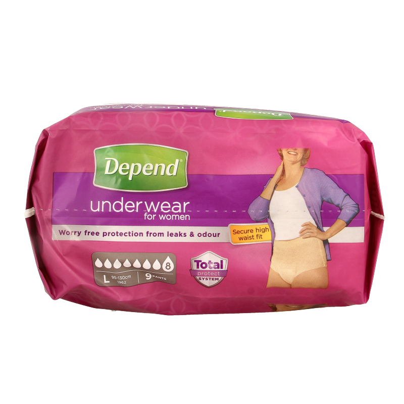 Depend Pants super maat L 9 Stuks