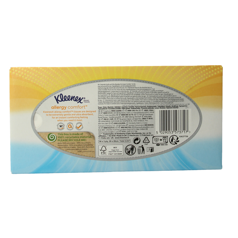 Kleenex Allergy comfort tissue 56 Stuks