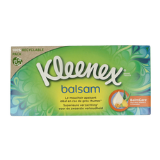 Kleenex Balsam tissue box 64.00 Stuks