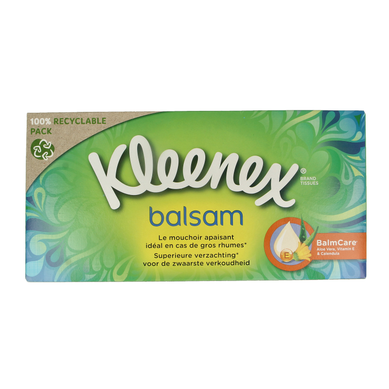 Kleenex Balsam tissue box 64 Stuks