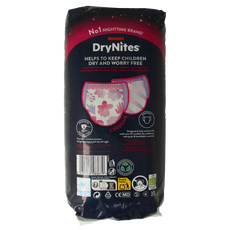 Huggies Drynites teen 13+kg girl 9 Stuks