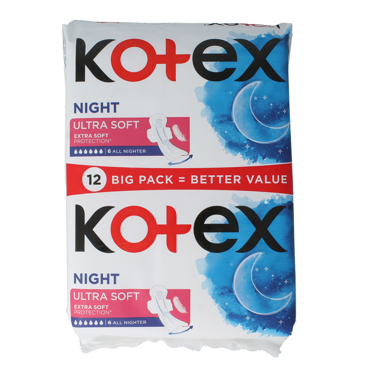 Kotex Ultra soft duo 12.00 Stuks