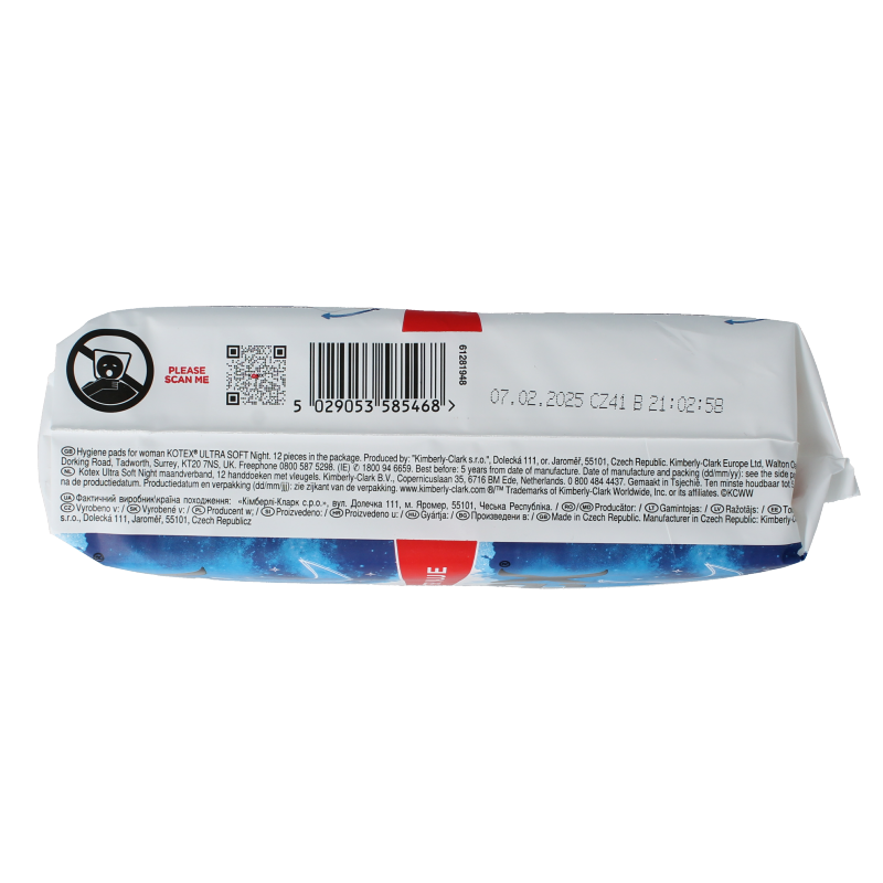 Kotex Ultra soft duo 12 Stuks