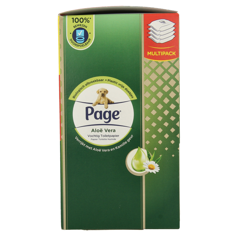 Page Vochtig toiletpapier aloe vera 152 Stuks