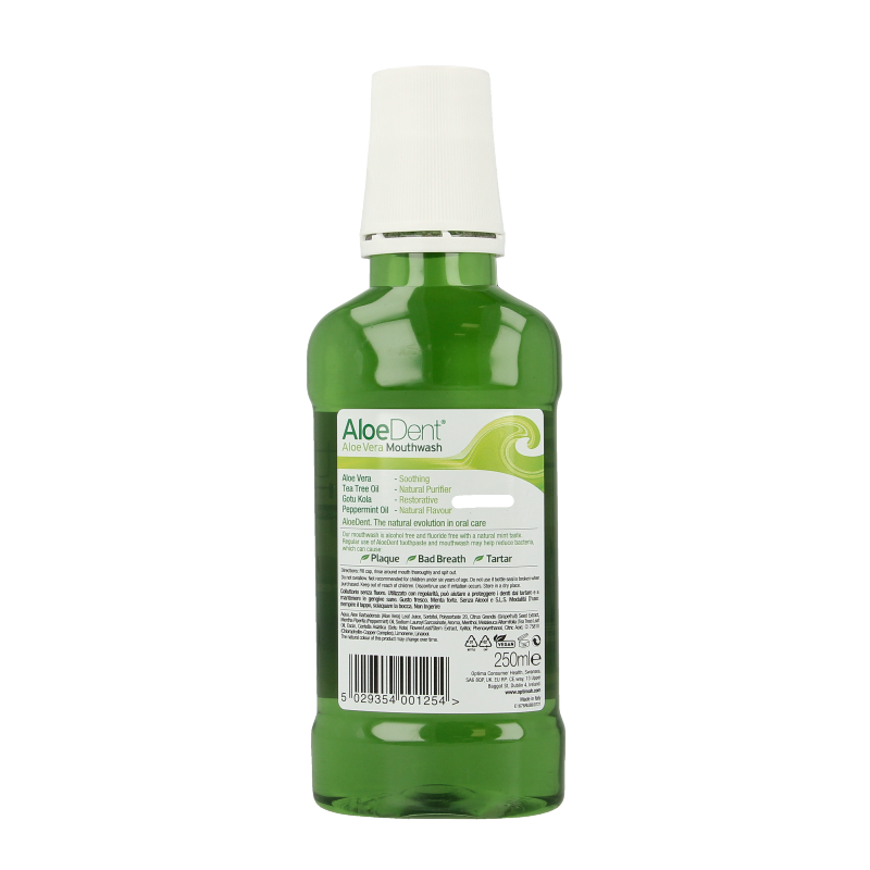 Optima Aloe dent aloe vera mondwater 250 Milliliter