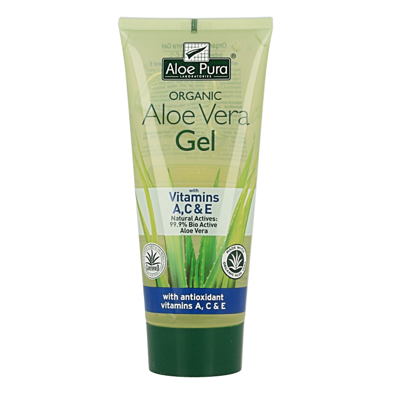 Optima Aloe pura aloe vera gel organic vitamine A C E 200 Milliliter