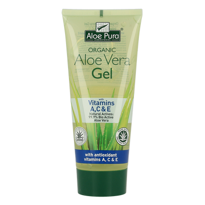 Optima Aloe pura aloe vera gel organic vitamine A C E 200.00 Milliliter