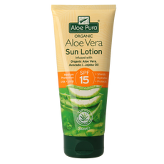 Optima Aloe pura sunprotect F15 aloe vera organic 200 Milliliter