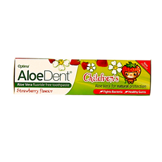 Aloe Dent Tandpasta aloe vera kinder fluor free 50 Milliliter