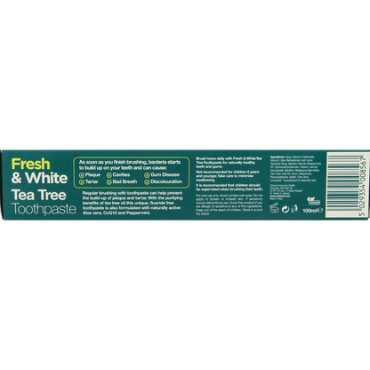Optima Australian tea tree tandpasta fresh & white 100.00 Milliliter
