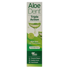 Optima Tandpasta aloe vera triple action fluor free 100.00 Milliliter